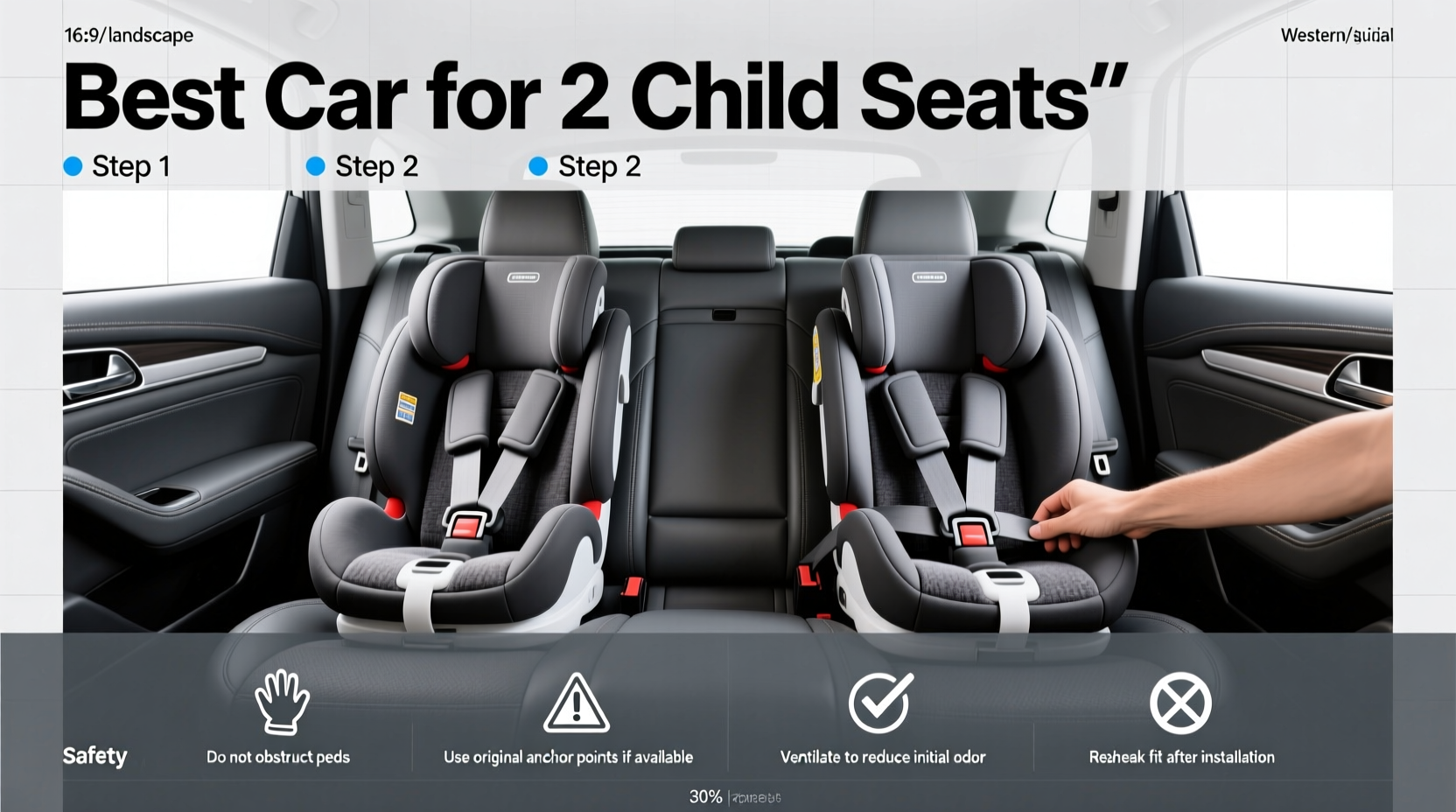 best car for 2 car seats