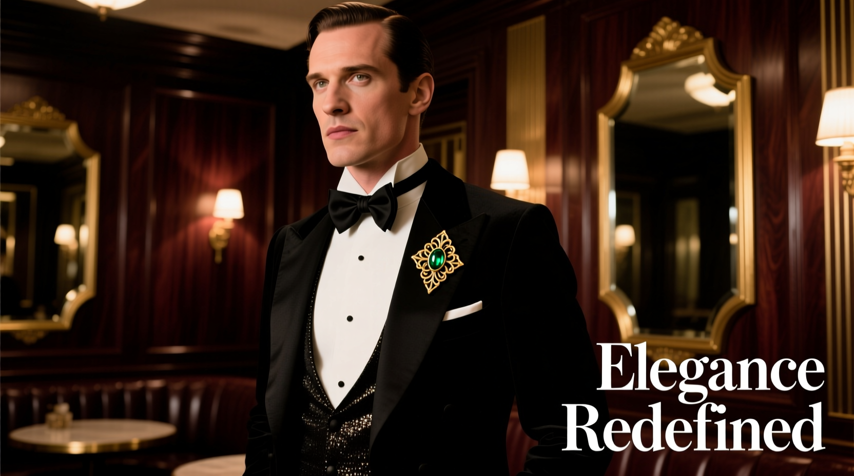 creative ways to accessorize a bow tie with a brooch for unique style flair