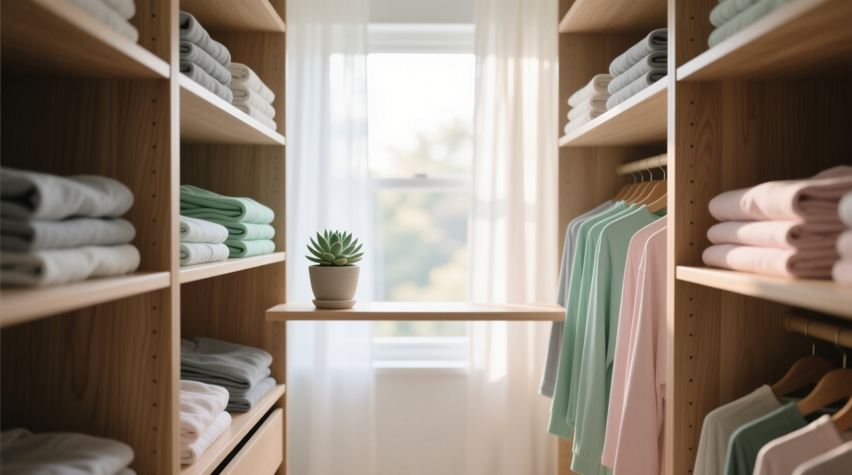 organized closet as antidepressant