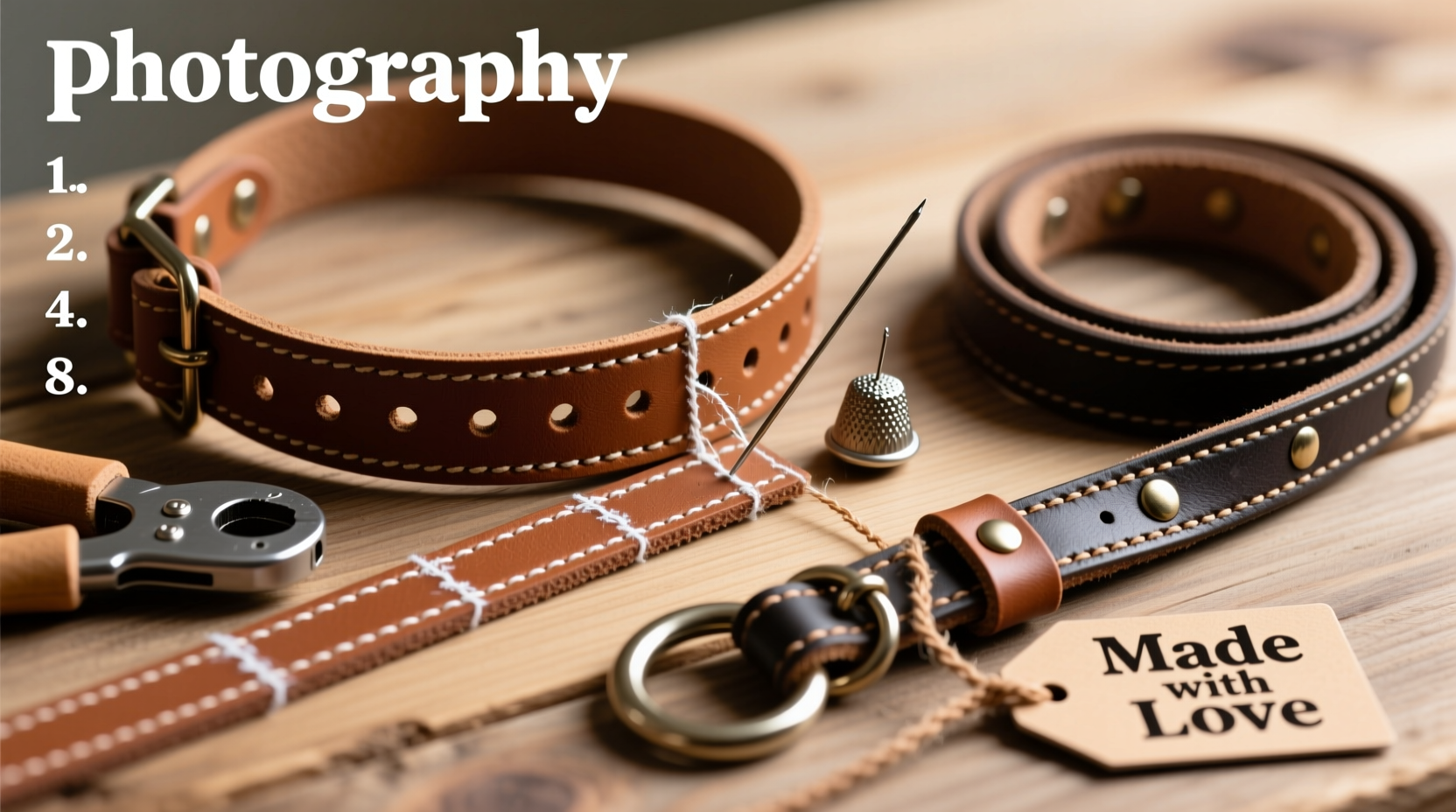 step by step guide to sewing a durable dog collar and leash at home