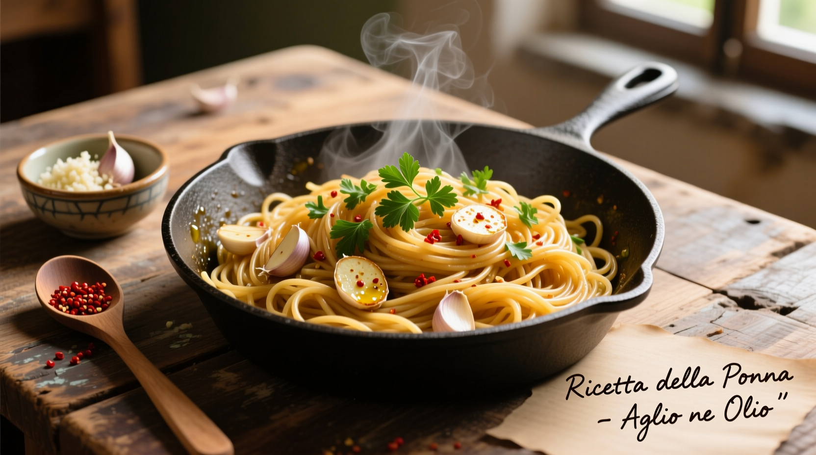 garlic spaghetti recipe