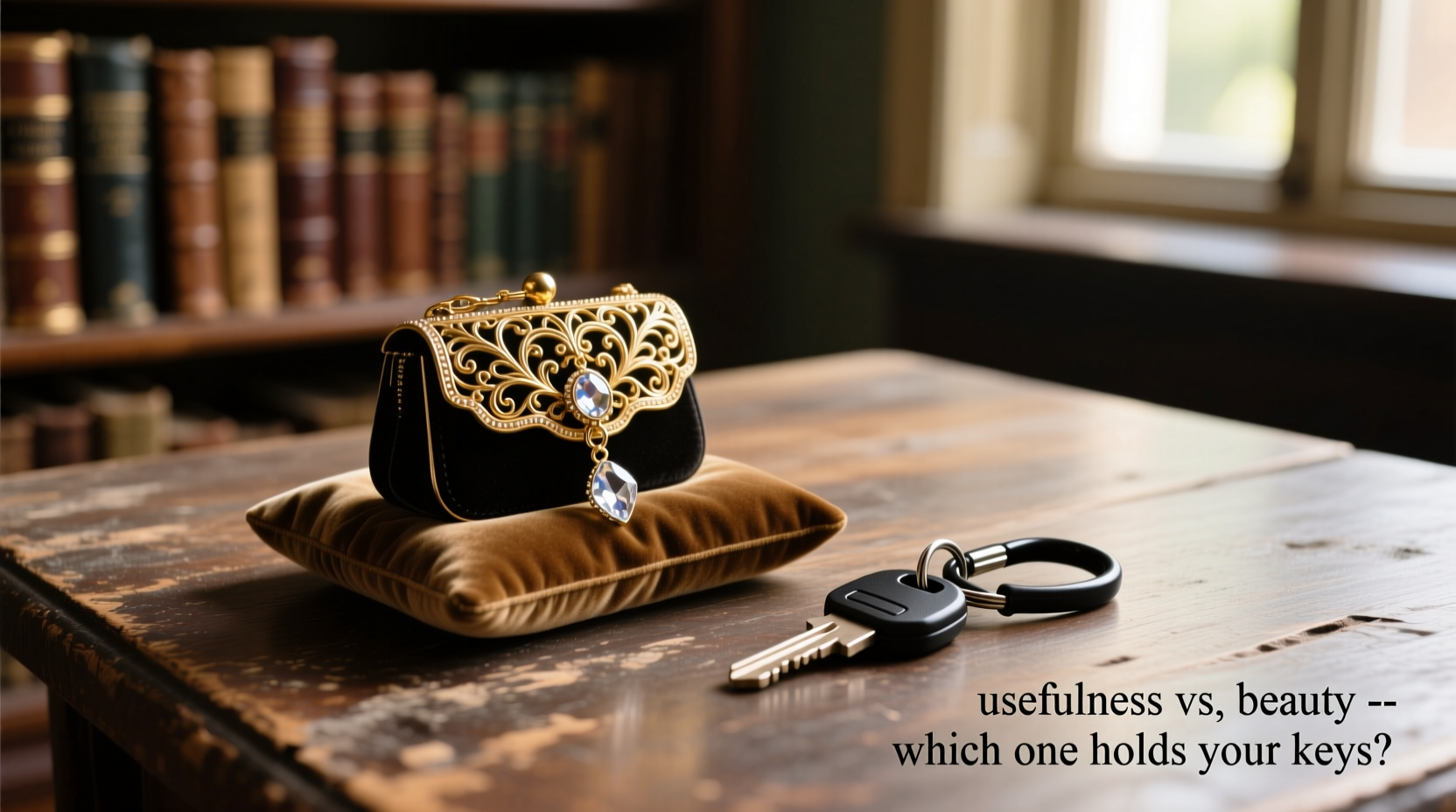 bag charm vs keychain are keychains actually more useful or is it just about looks