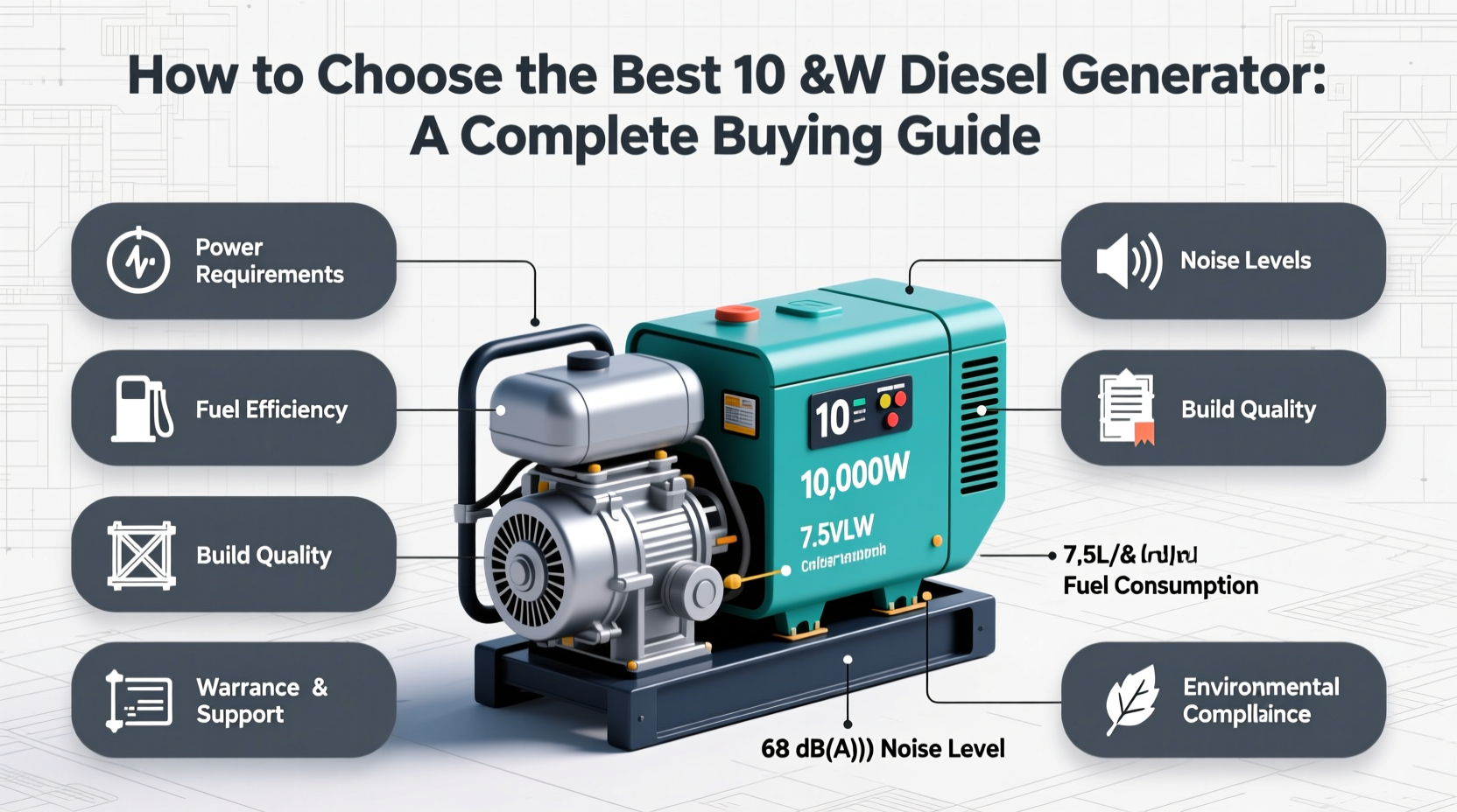 How much does a 10 kW generator cost?
