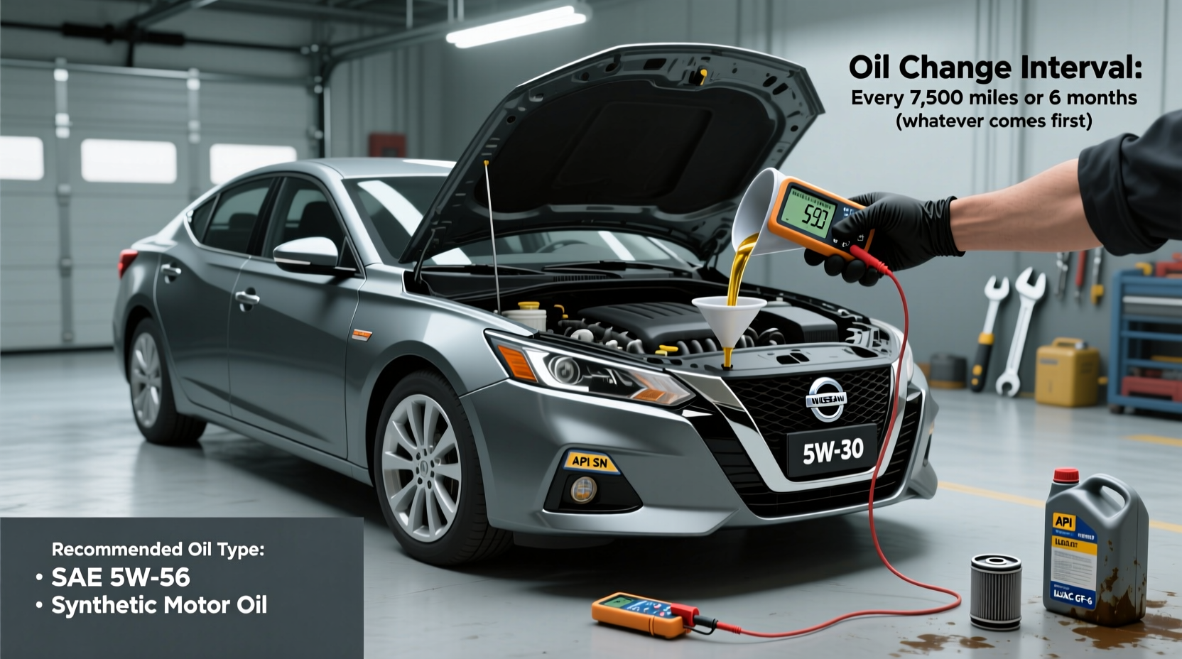 altima 2018 oil change