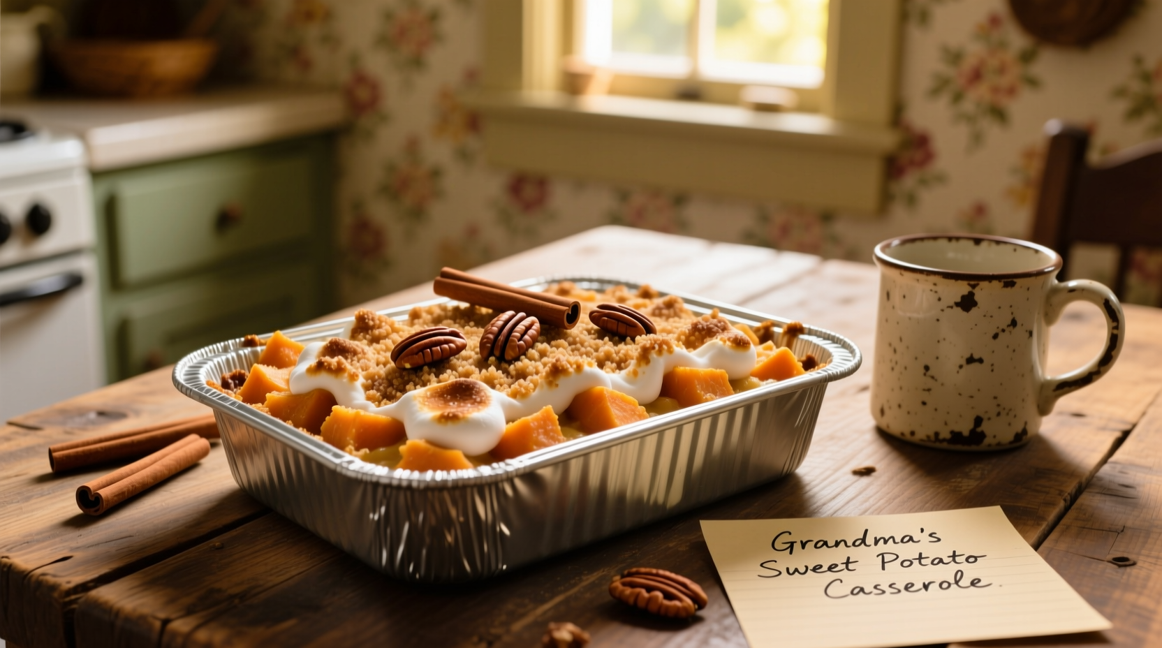 Perfect Sweet Potato Casserole with Canned Sweet Potatoes