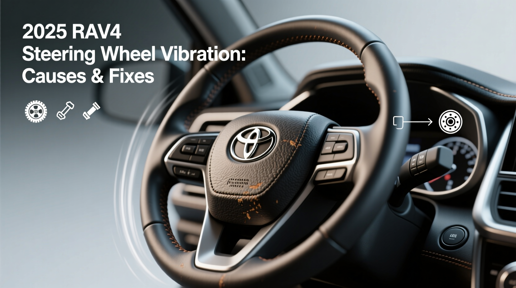 2025 rav4 steering wheel vibration