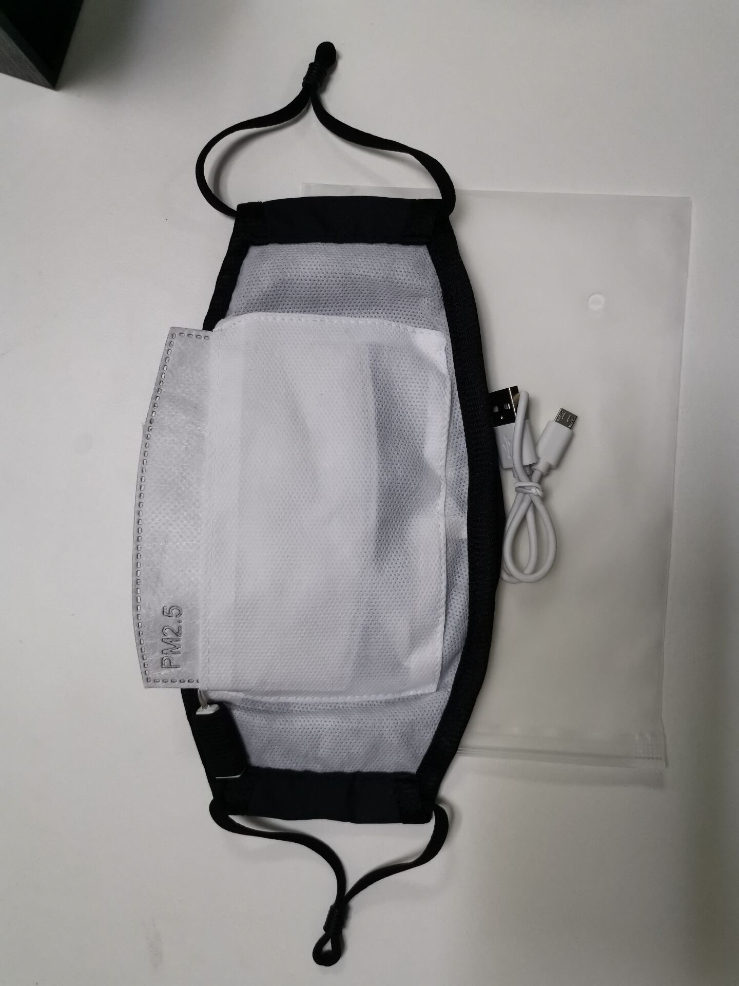 万圣节派对夜光嘴笑点亮炫酷语音激活电子数字智能语音控制led口罩