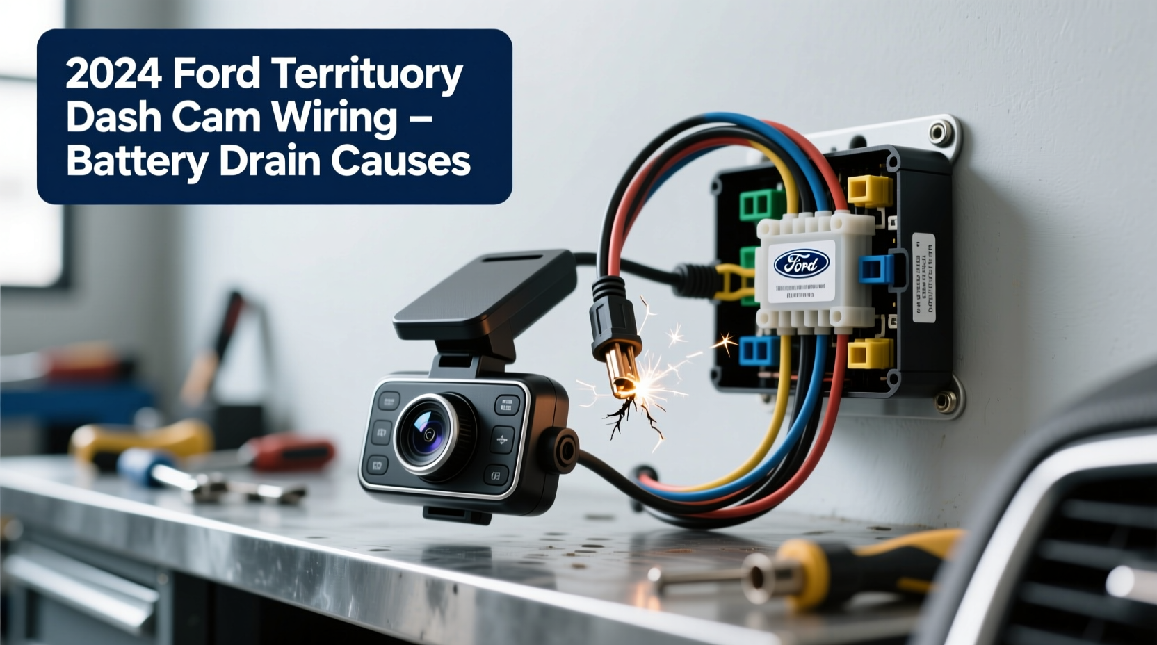 territory 2024 dash cam wiring battery drain