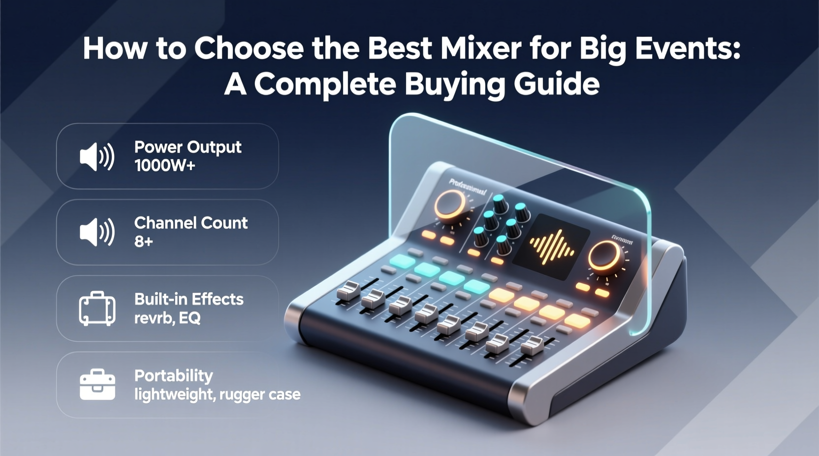 mixer for big events