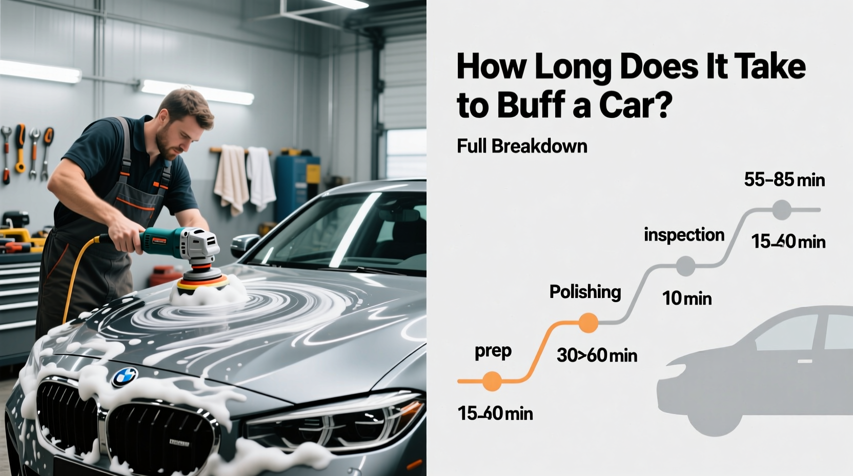 how long does it take to buff a car