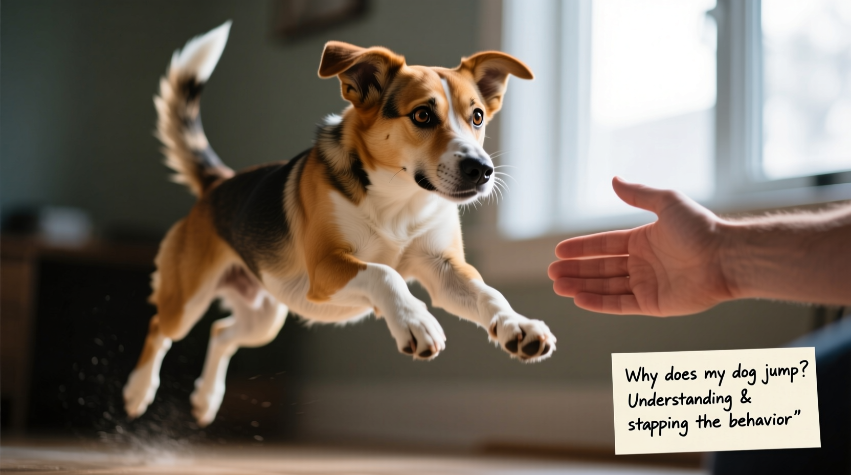 why does my dog jump understanding stopping the behavior