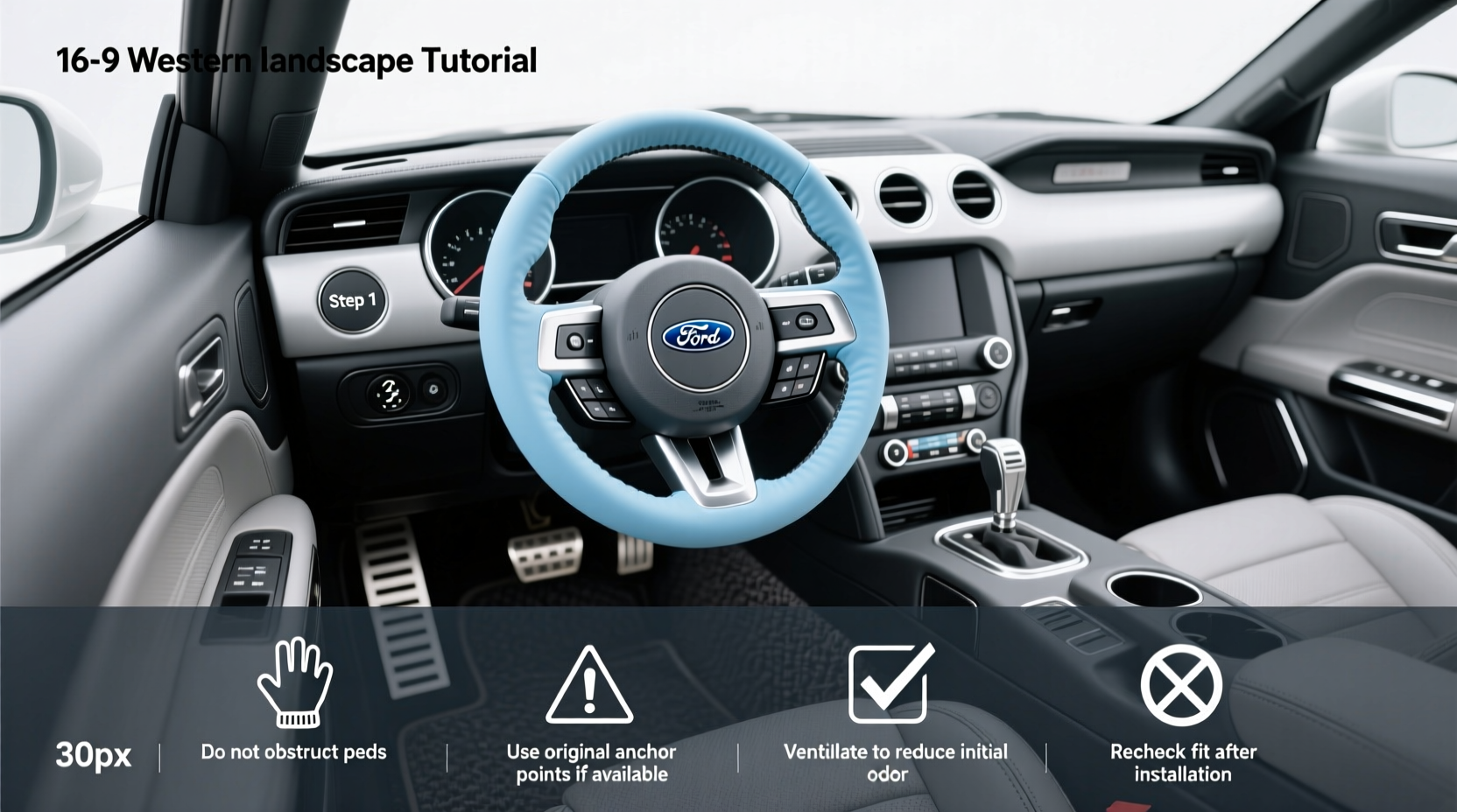 How to Choose Ford Mustang Steering Wheel Covers: Buying Guide
