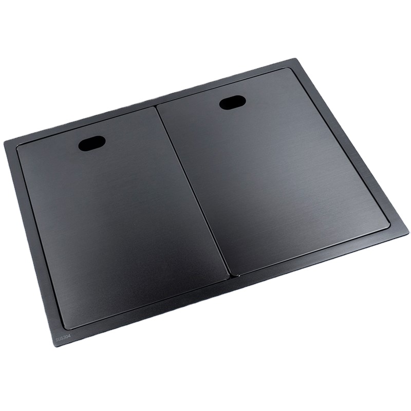 Black Hidden Handmade Kitchen sink Single bowl Bar Sink SUS 304 Stainless Steel Concealed  sink