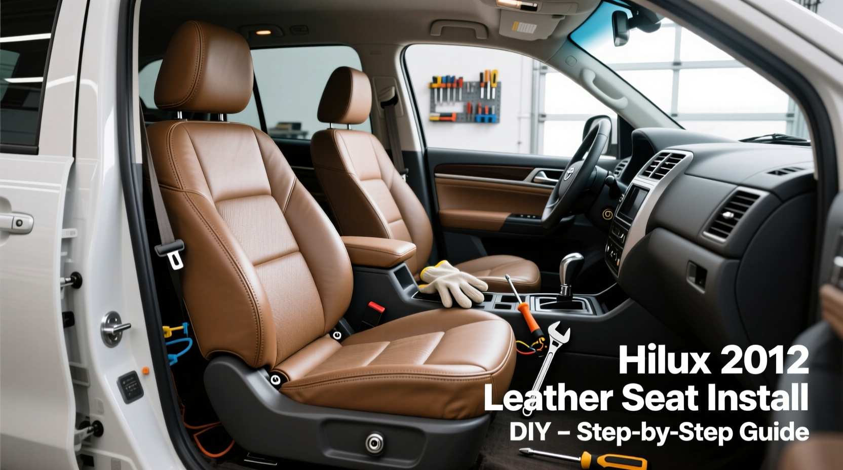 hilux 2012 leather install diy