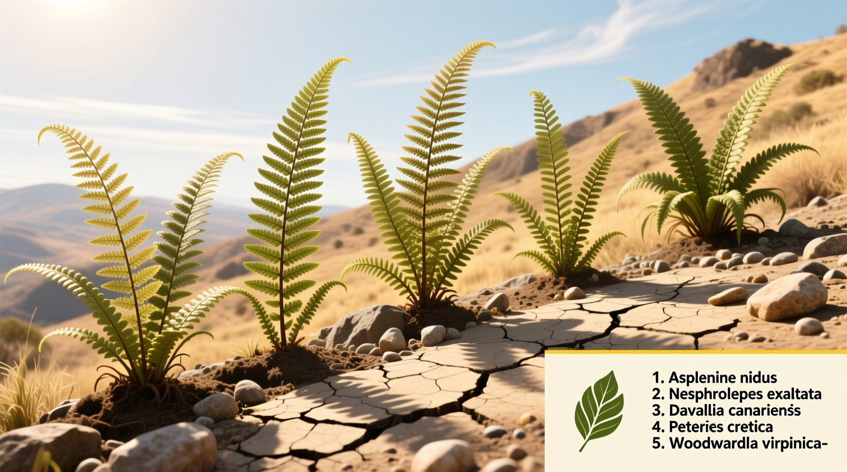 Ferns That Thrive in Full Sun: Top 5 Sun-Tolerant Species