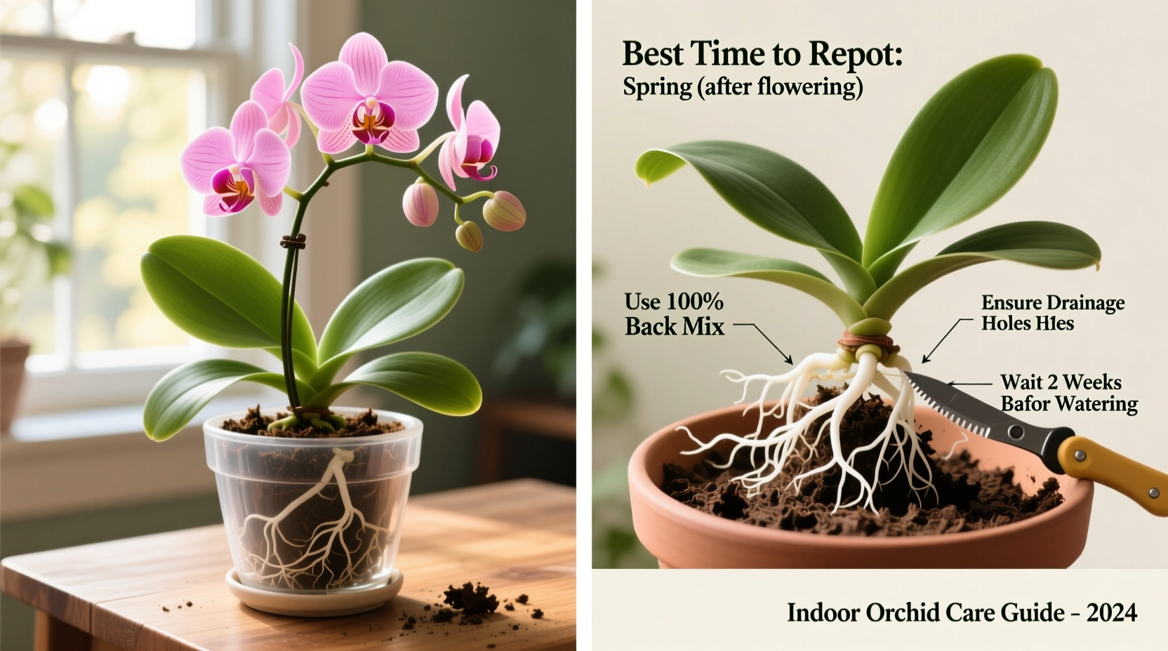 When to Repot Orchids Indoors: Best Time & Steps