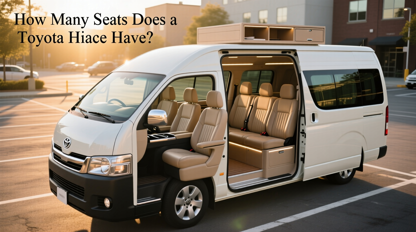How to Choose Toyota Hiace Interior, How Many Seats Does It Have?