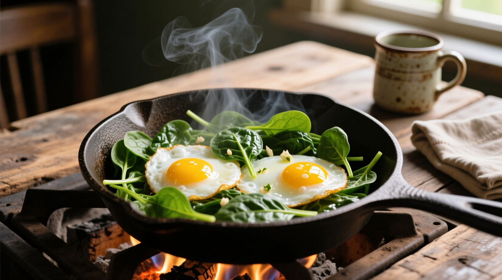Spinach with Eggs: Quick Healthy Breakfast Guide
