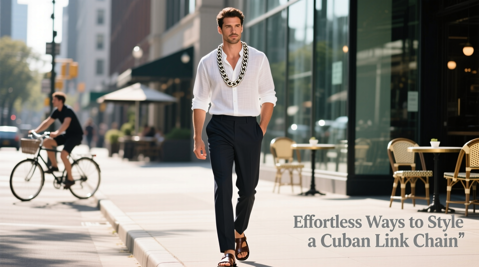effortless ways to incorporate a cuban link chain into your everyday style