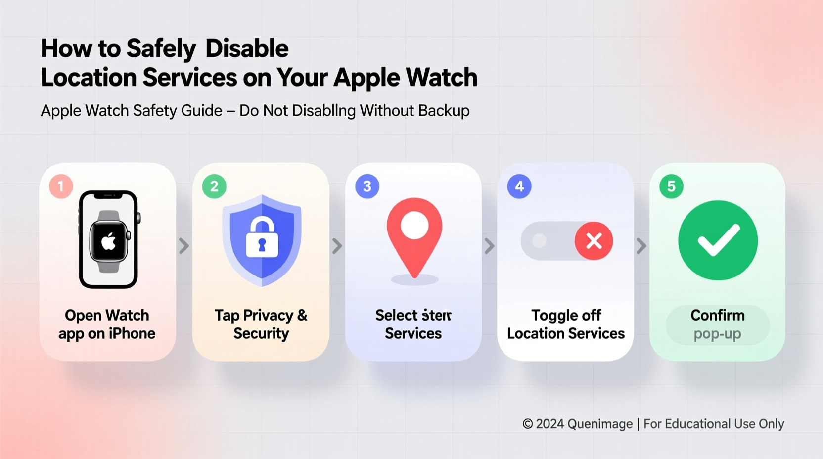 a complete guide to disabling location services on your apple watch safely