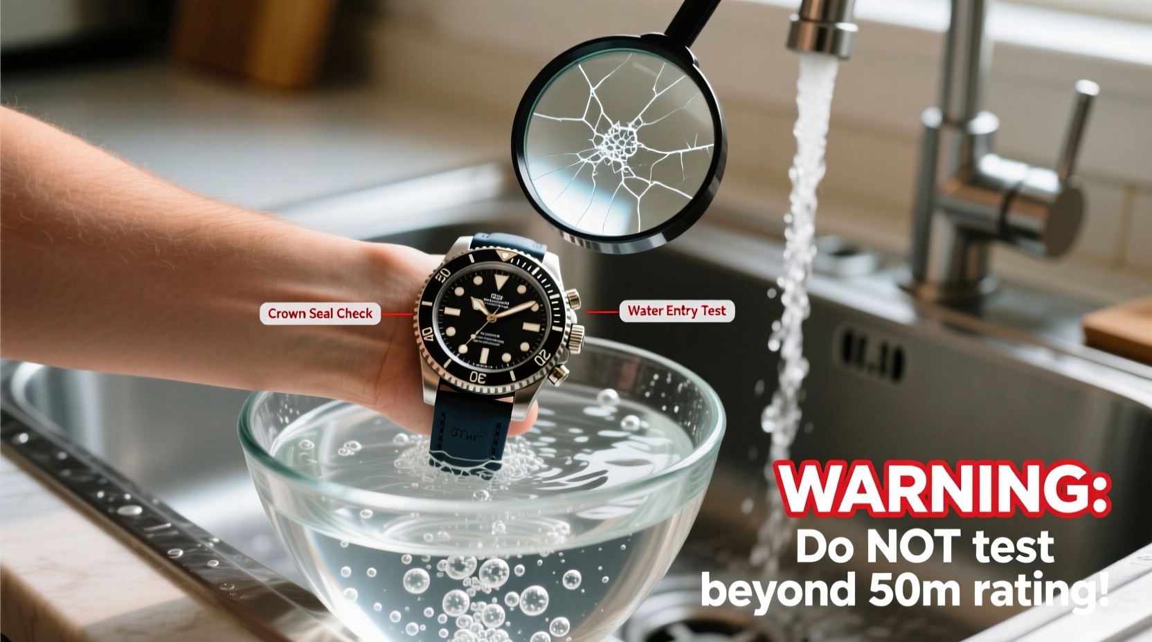 a practical guide to accurately verifying your watchs 50m water resistance at home