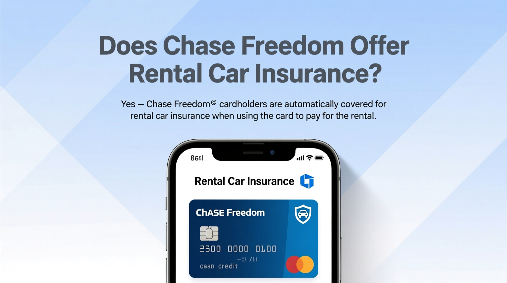 does chase freedom offer rental car insurance