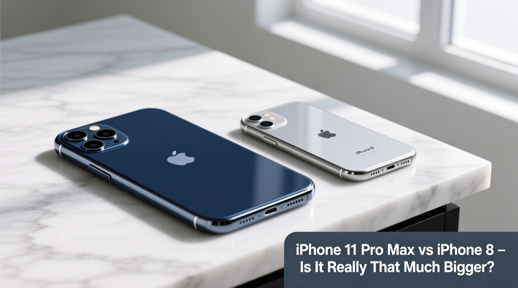 is the iphone 11 pro max really that much bigger than the iphone 8 owners chime in