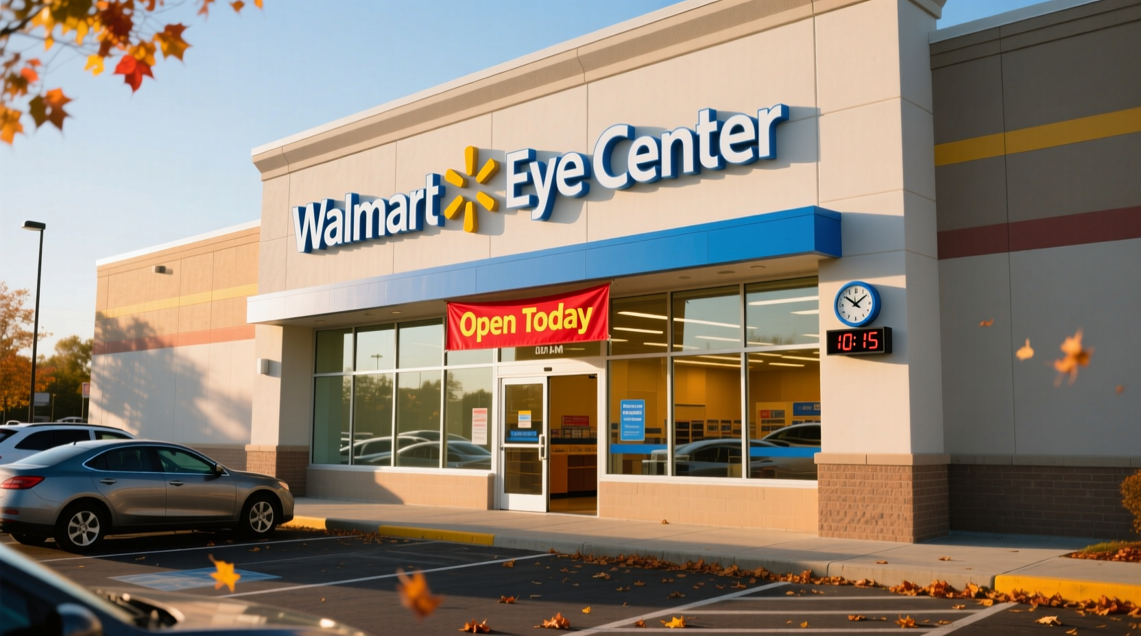 is walmart eye center open on sundays