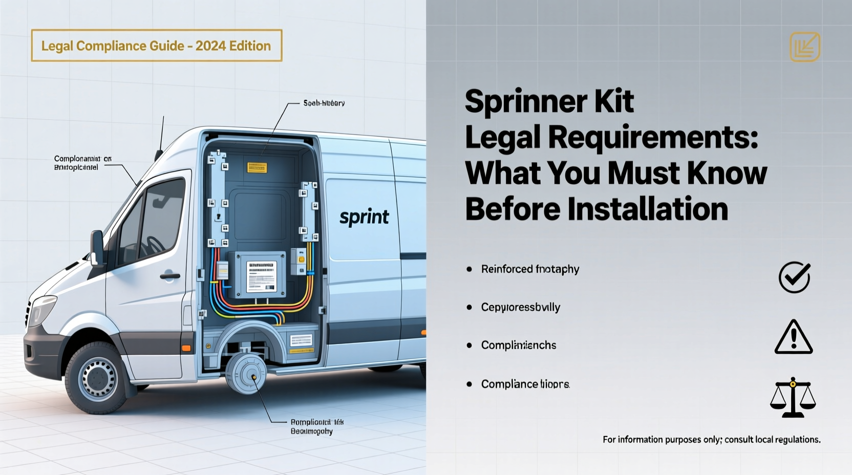 sprinter kit legal requirements