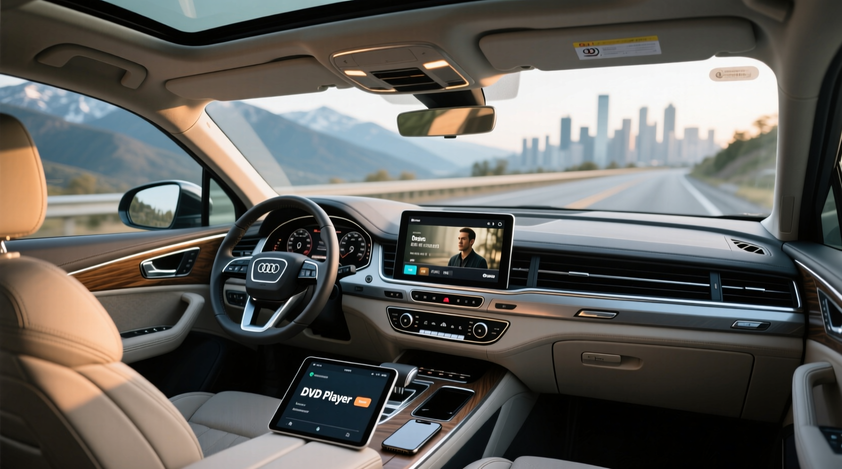 How to Choose TV for Audi Q7, Does It Have a DVD Player? Buying Guide