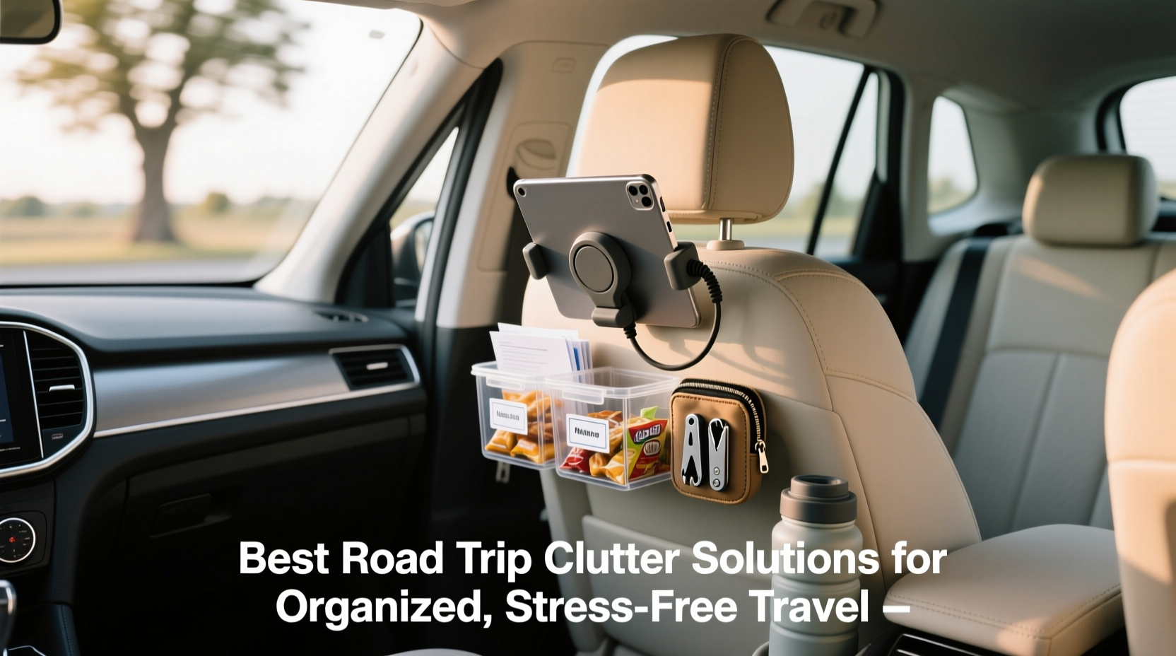 road trip clutter solution