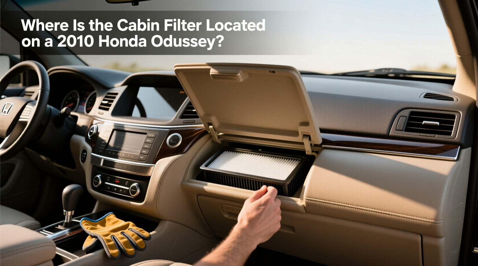 2010 odyssey cabin air filter location replacement guide