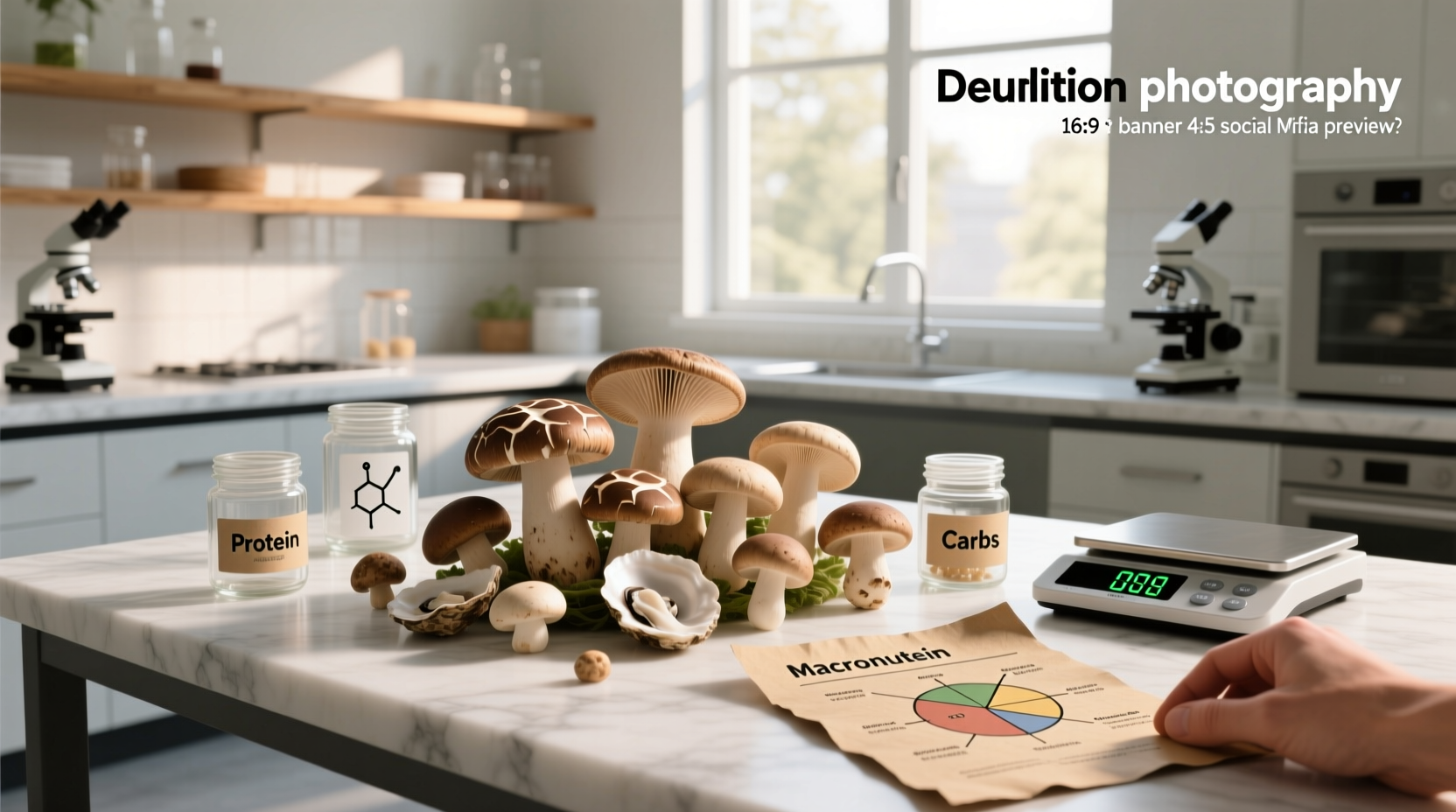 are mushrooms protein or carbs