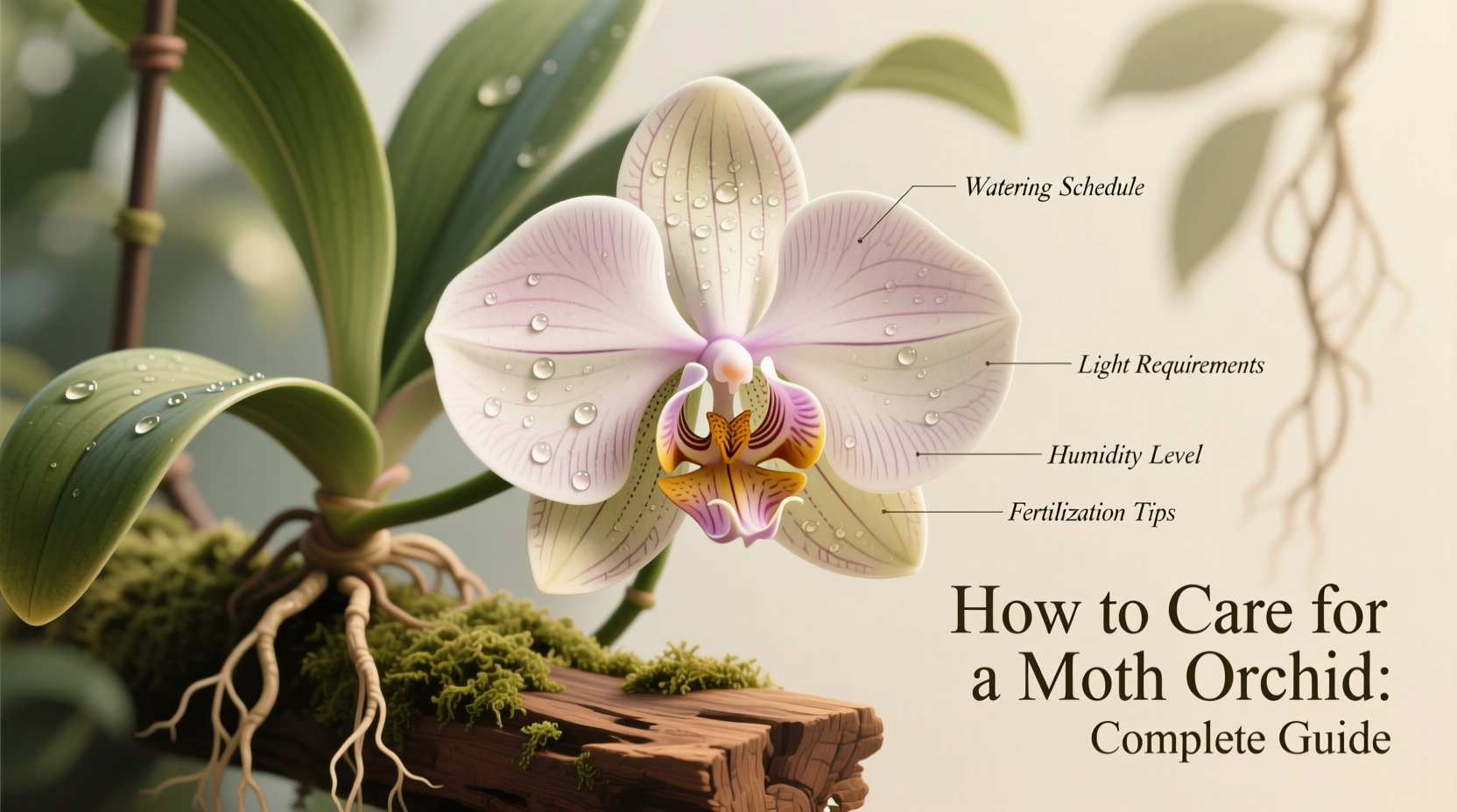 how to care for a moth orchid