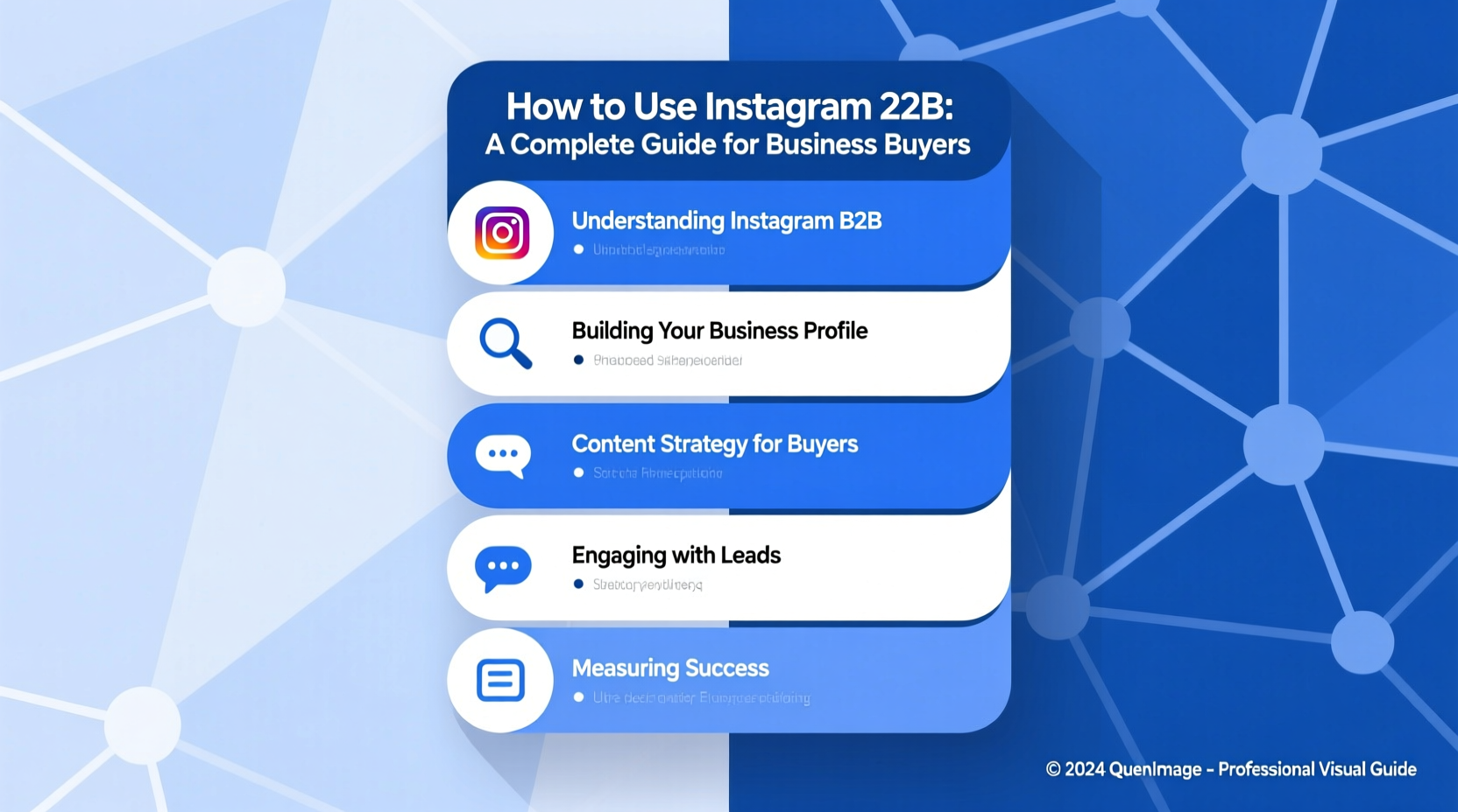 how to use instagram b2b
