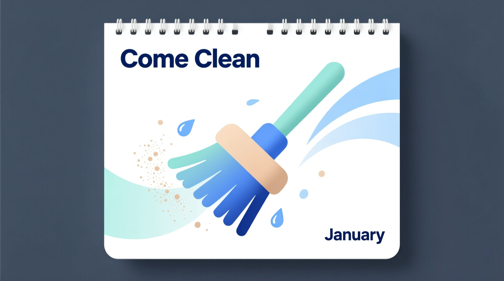 come clean free cleaning calendar for january