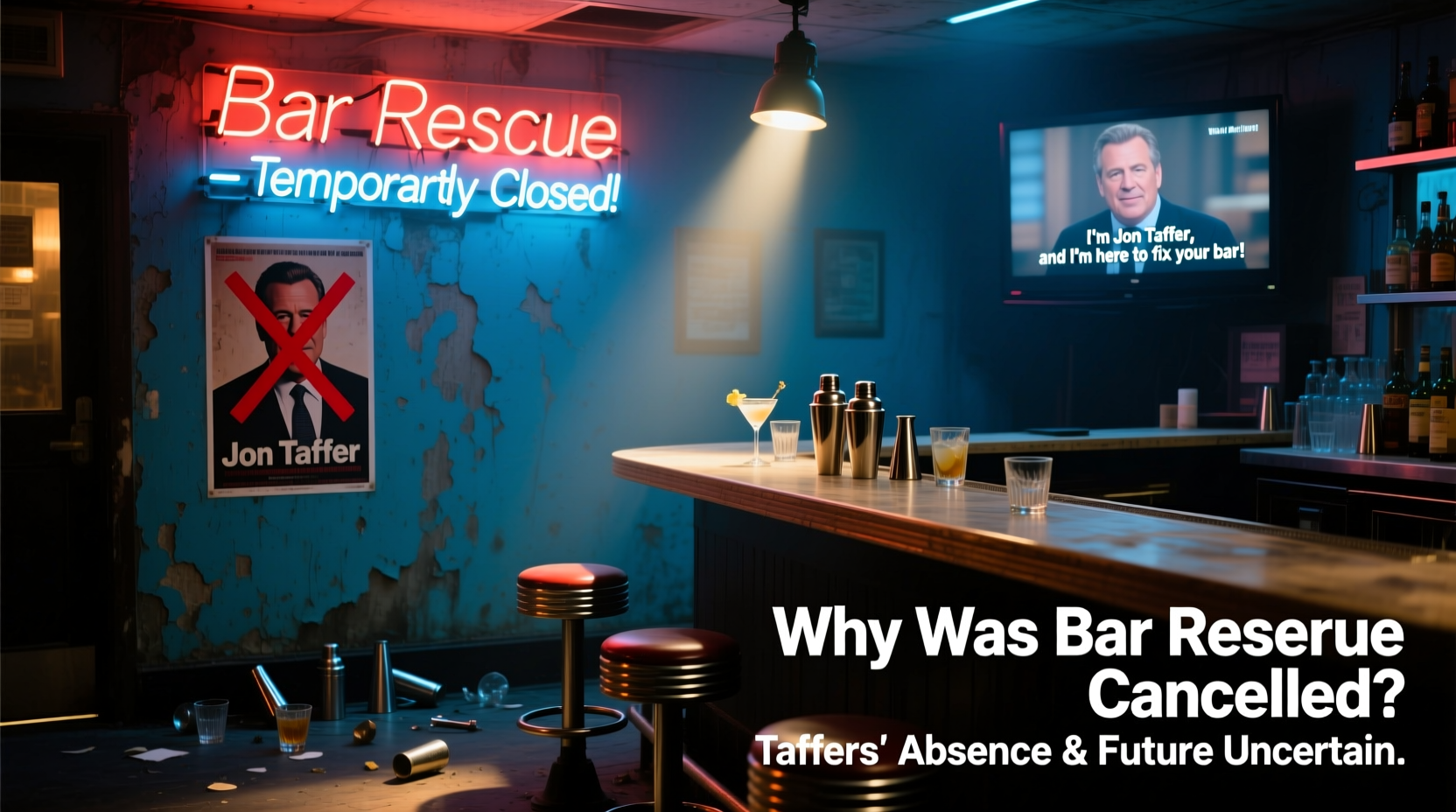 why was bar rescue cancelled status taffers absence future