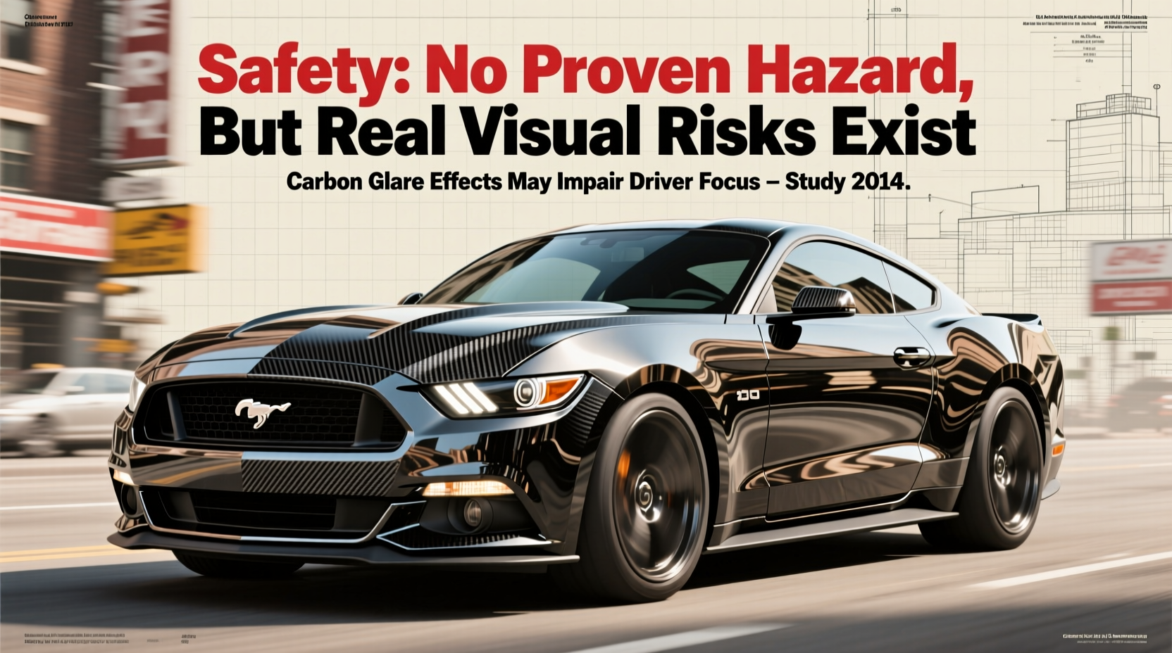 2014 mustang carbon glare safety