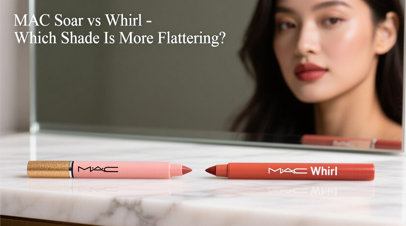 mac soar vs whirl lip liner which shade is actually more flattering