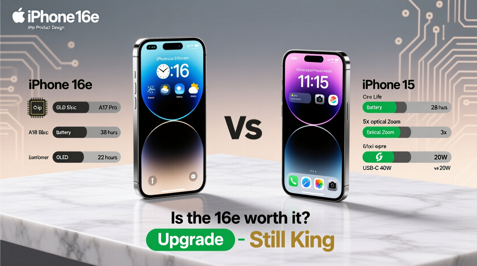 iphone 16e vs iphone 15 is the newer model worth the upgrade or is the 15 still king