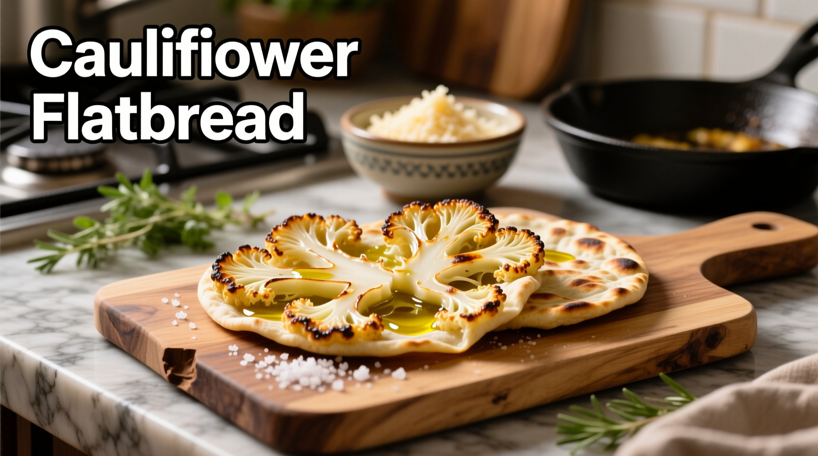 cauliflower flatbread