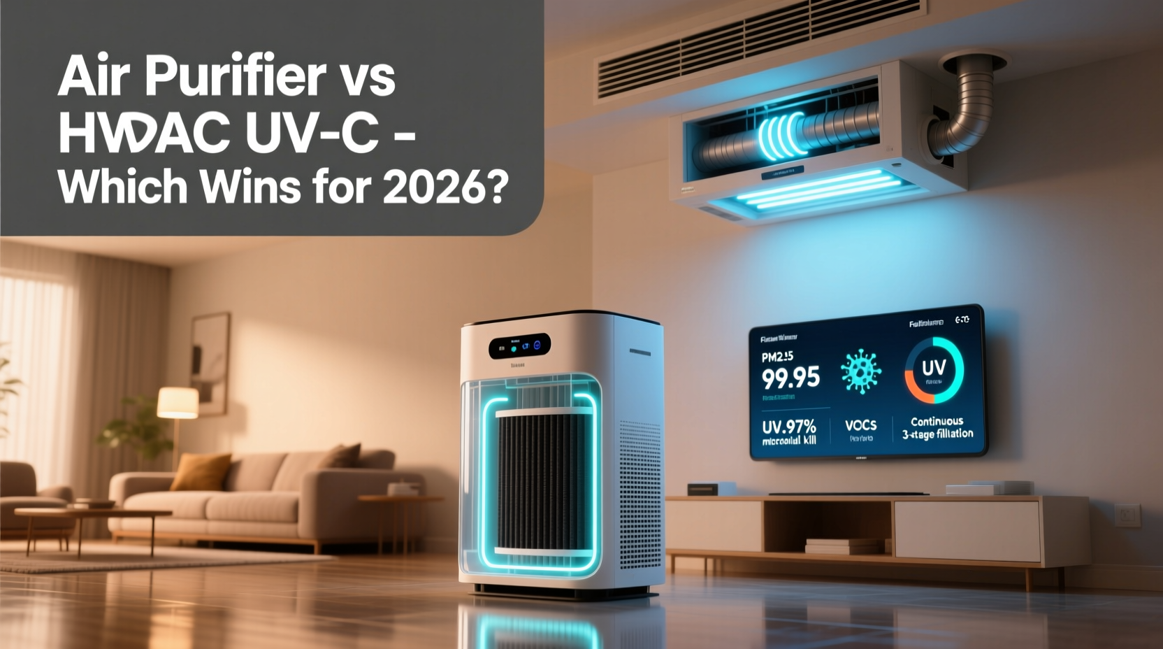 Air Purifier vs HVAC UV-C: Which Is Better for 2026?