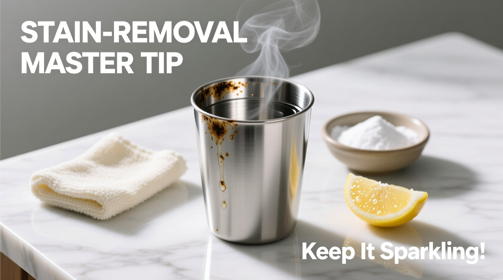 effective methods to remove stains from stainless steel water cups and keep them sparkling clean