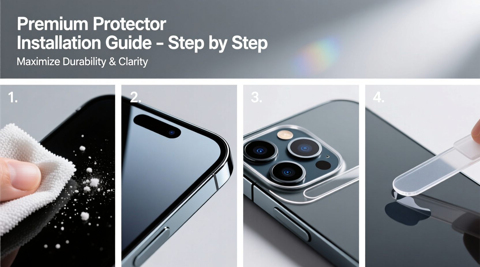step by step guide to installing a premium quality cellphone protector for maximum durability and clarity