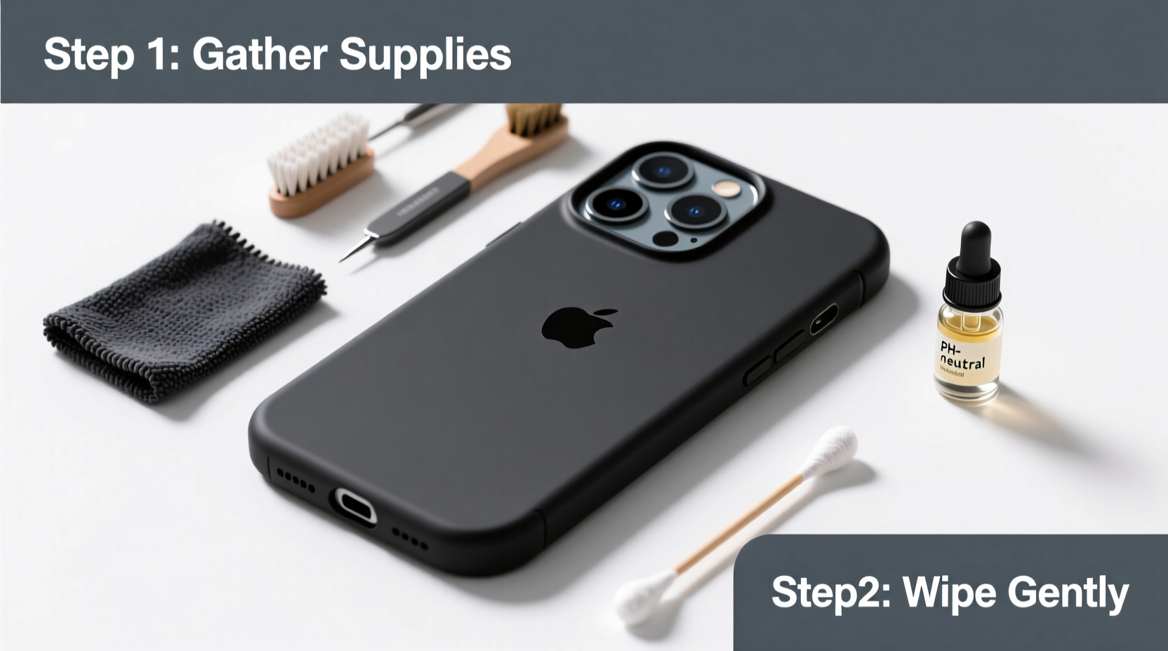 step by step guide to safely cleaning your iphone down jacket phone case for lasting protection