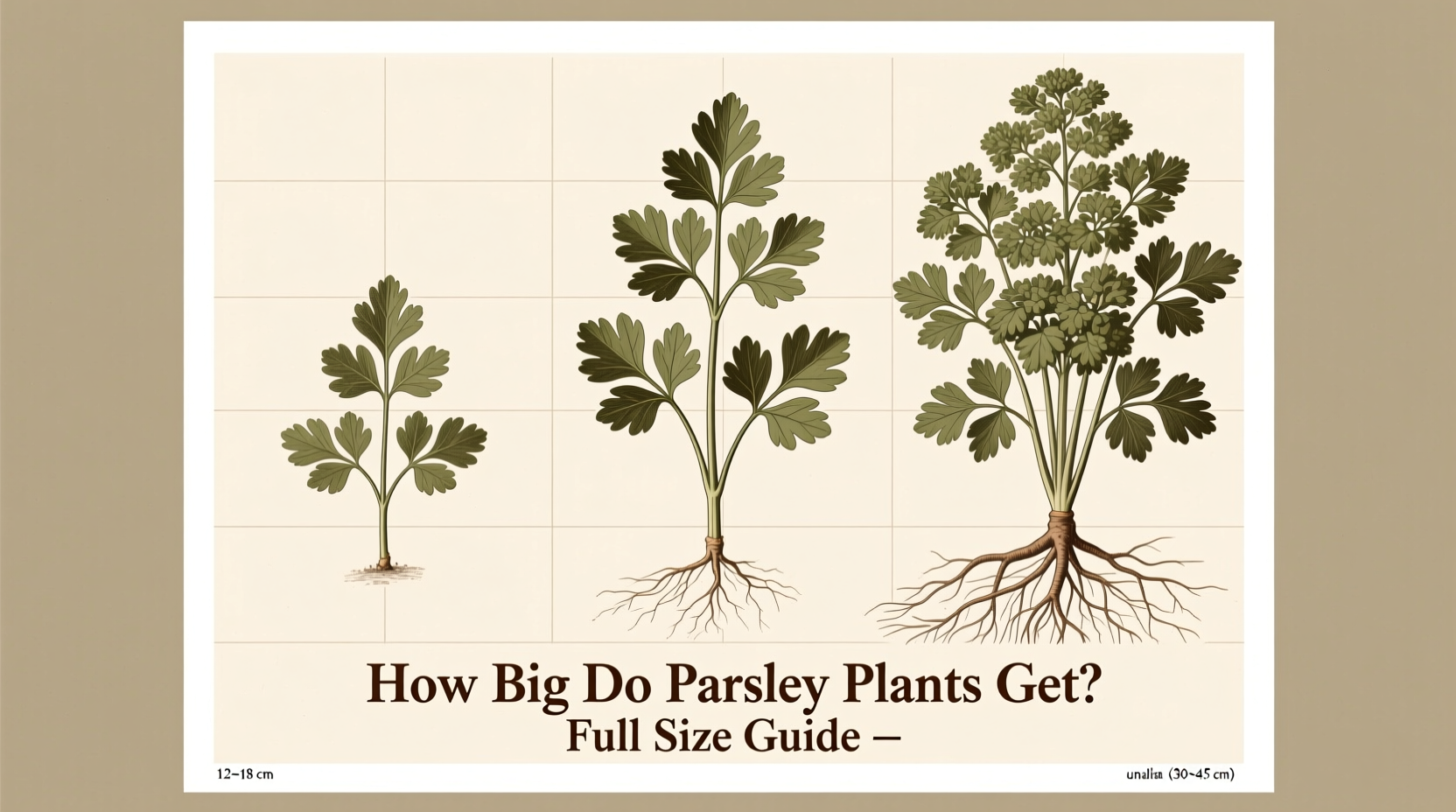 How Big Do Parsley Plants Get? Full Size Guide