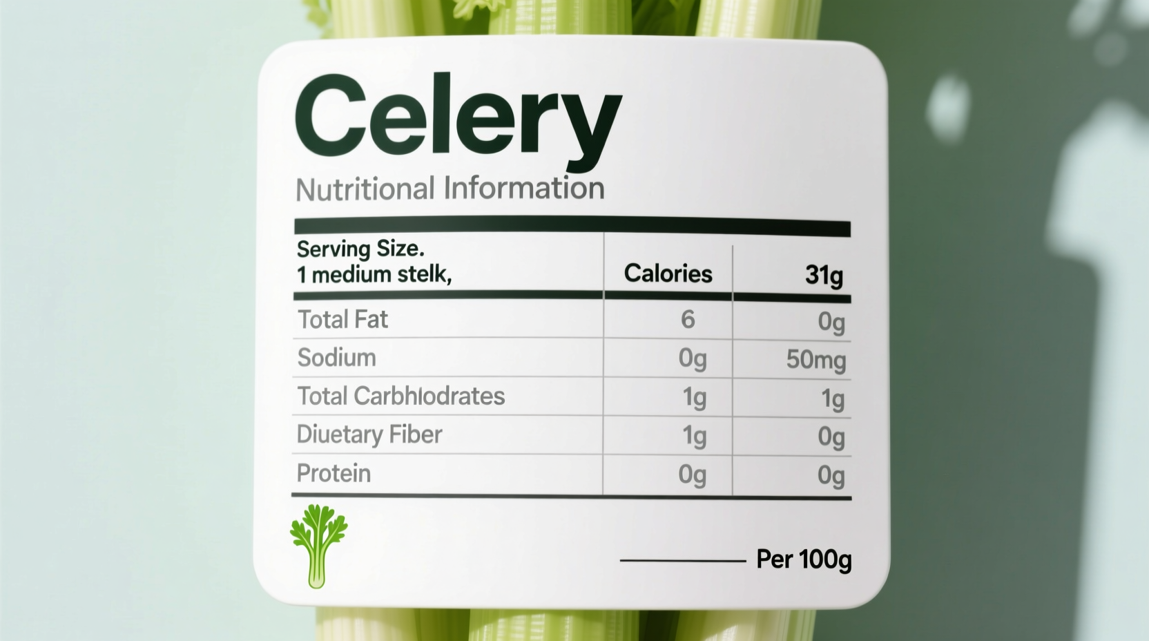Celery Nutrition Facts: Complete Breakdown & Health Benefits