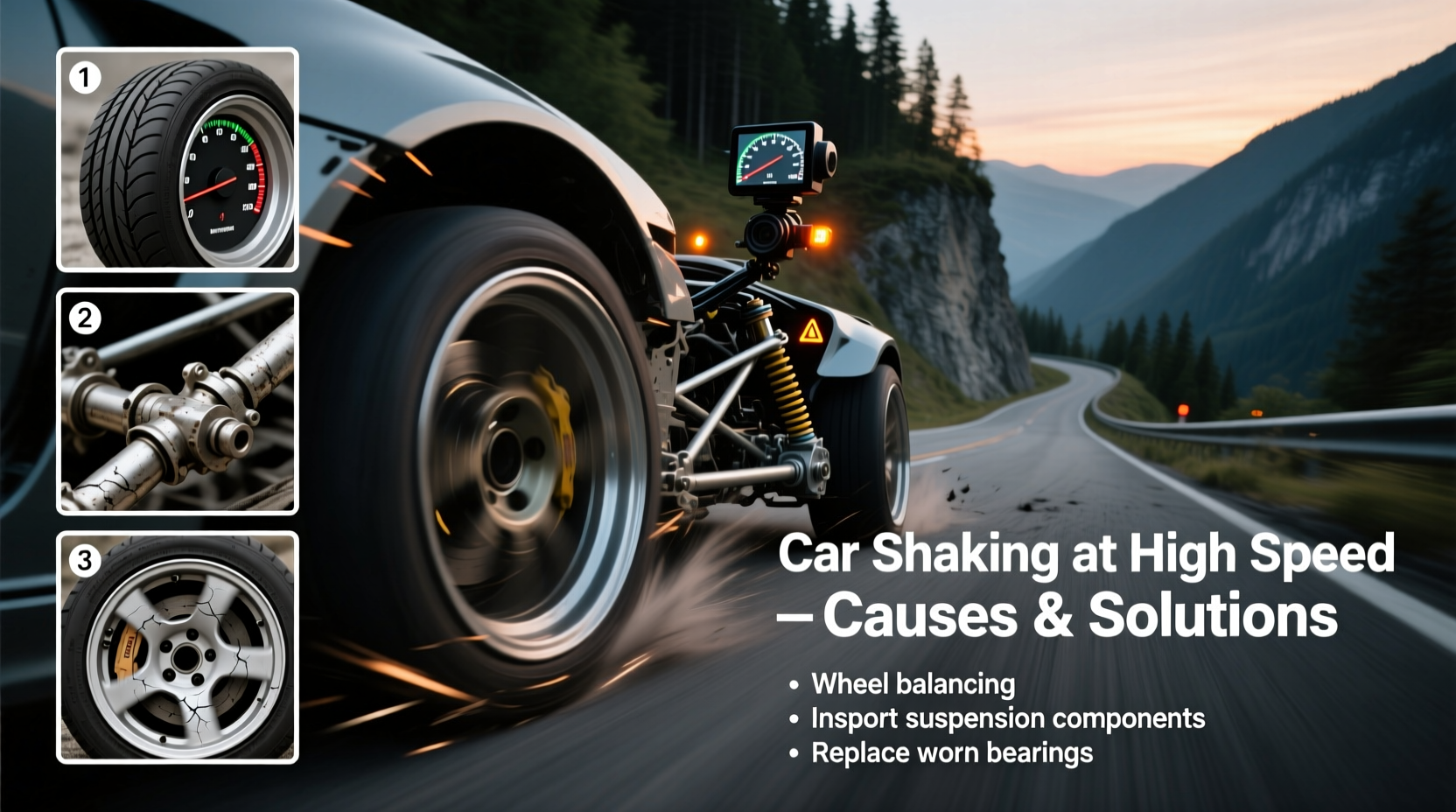 car shaking when driving fast causes and solutions