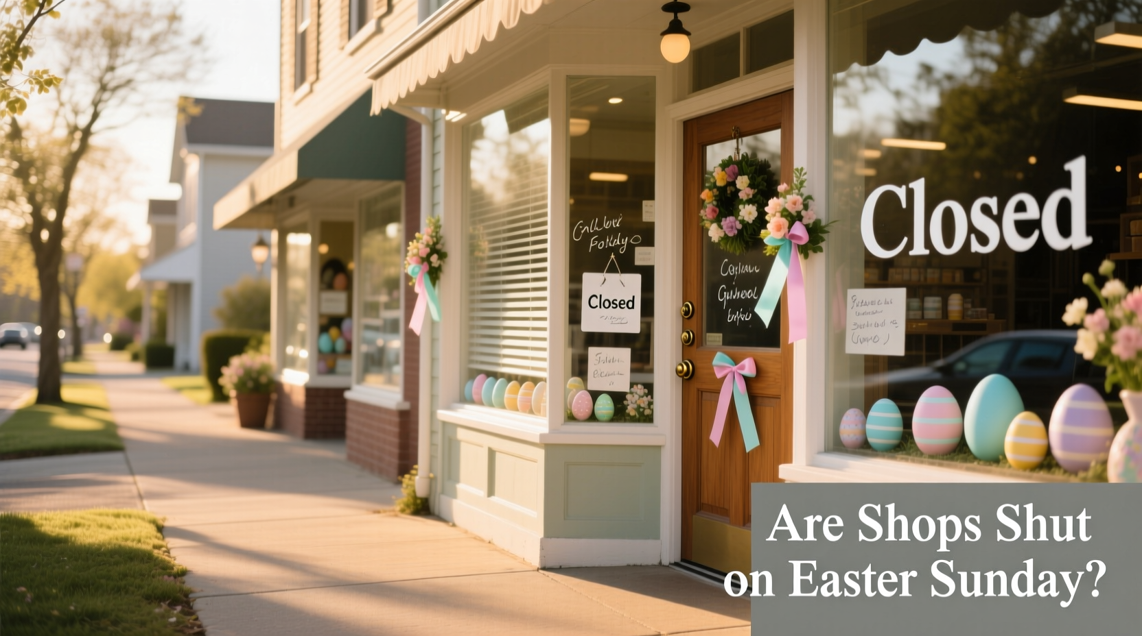 are shops shut on easter sunday