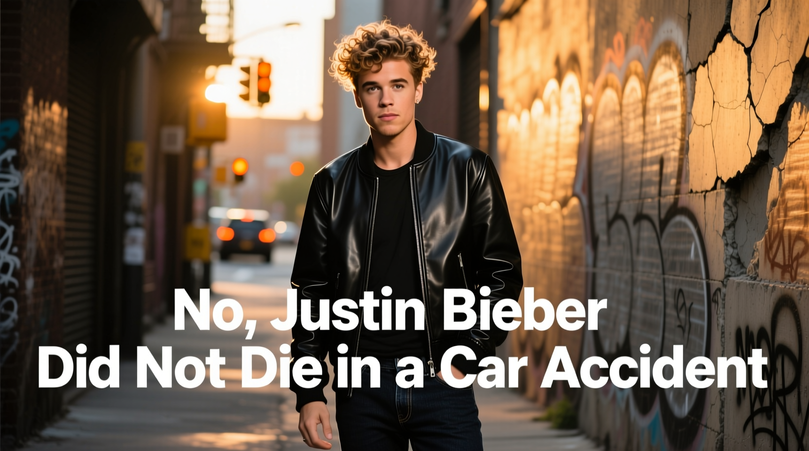 did justin bieber die in car accident